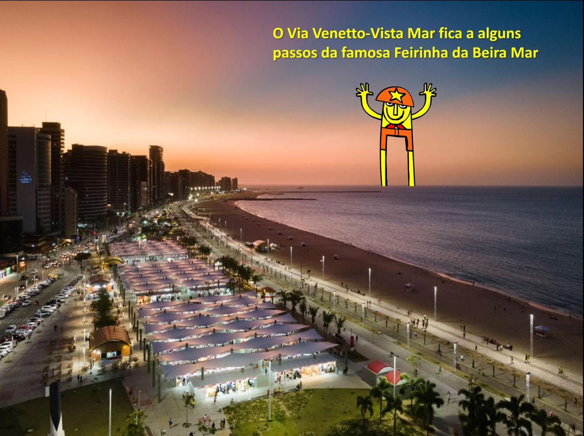 Via Venetto - Vista Mar Aparthotel Fortaleza  Bagian luar foto